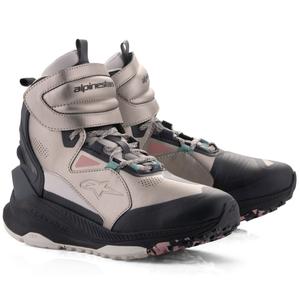 Botas de moto Alpinestars Speedstreet beige-coral-negro-azul