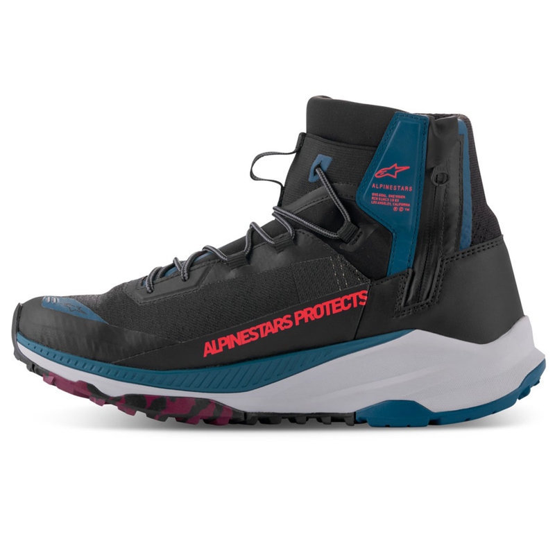 Botas de moto Alpinestars Speedforce XR en negro, azul, verde y gris