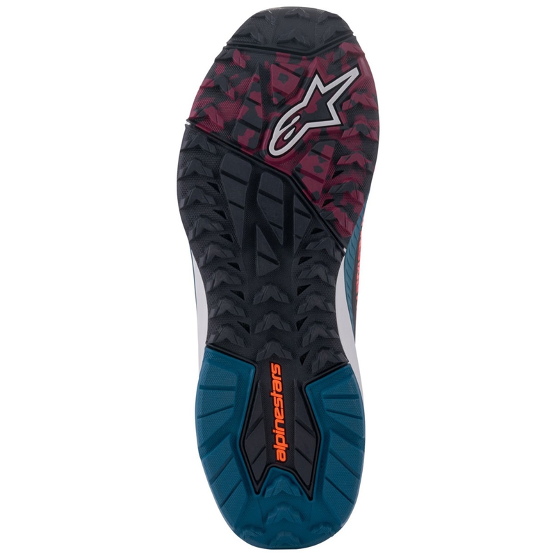 Botas de moto Alpinestars Speedforce XR en negro, azul, verde y gris