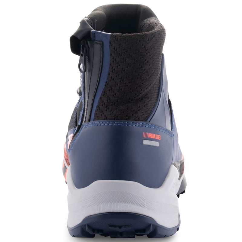 Botas de moto Alpinestars Speedforce XR en azul-negro-rojo fluorescente-gris