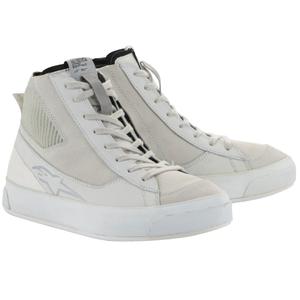 Botas de moto Alpinestars Stella Stated Podium Mujer Blanco y Gris