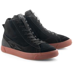 Botas de moto Alpinestars Stated de goma negra