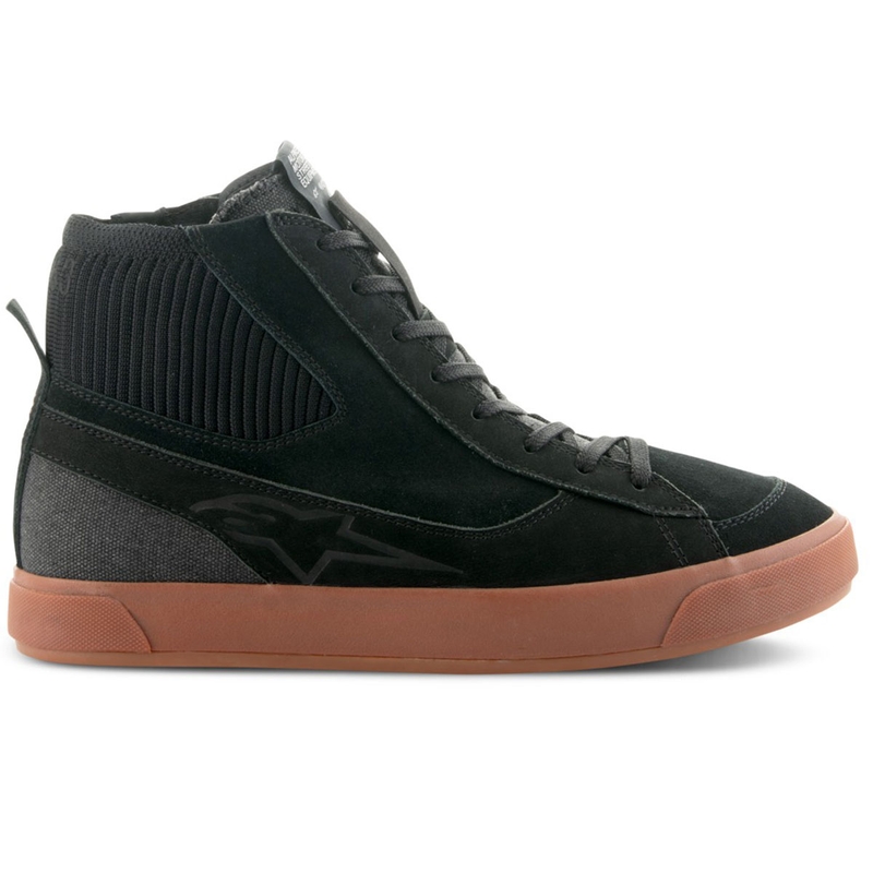Botas de moto Alpinestars Stated de goma negra