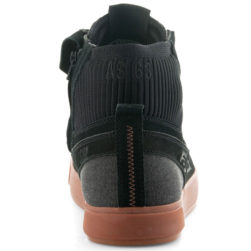 Botas de moto Alpinestars Stated de goma negra