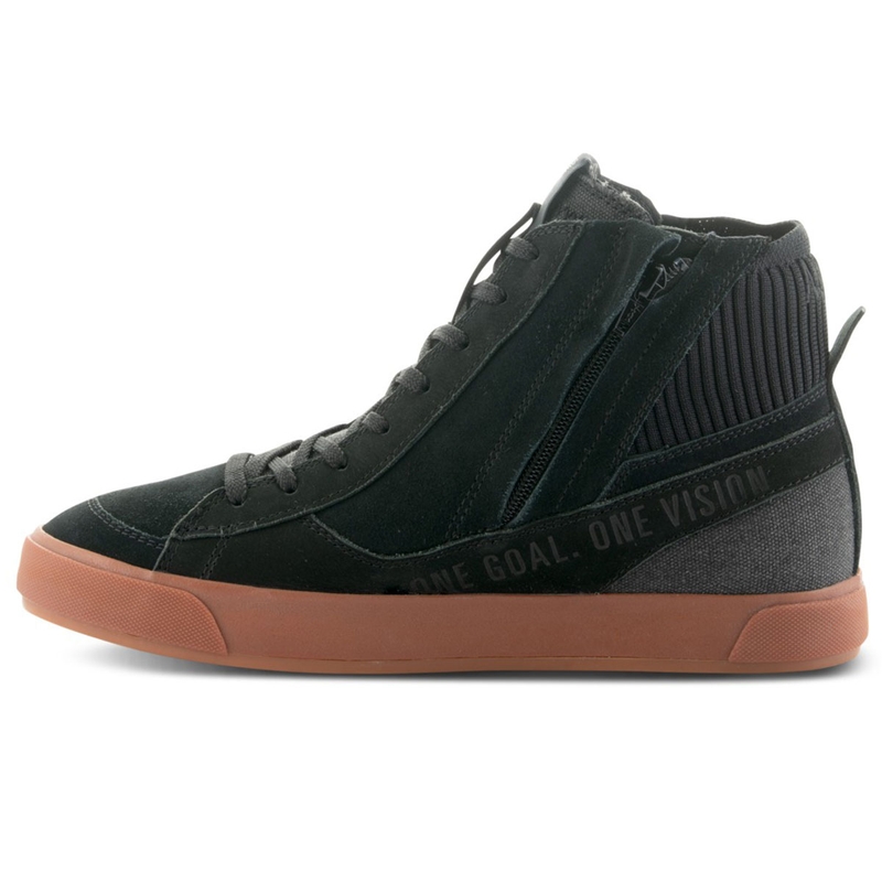 Botas de moto Alpinestars Stated de goma negra