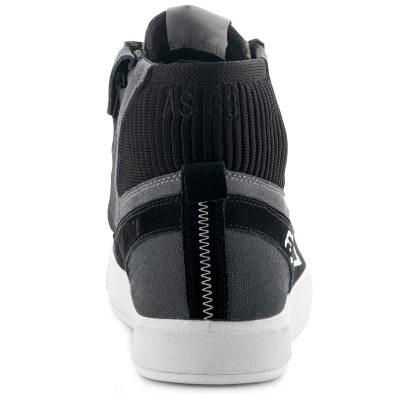Botas de moto Alpinestars Stated en negro, gris y blanco