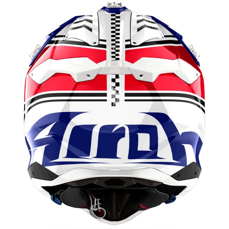 Motokrosová helma Airoh Aviator 3 Hima červená lesklá