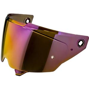 Visera para cascos NOX Exklusiv Goliath con preparación Pinlock, iridio