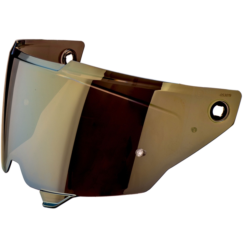 Visera para casco NOX Exclusive Goliath con preparación para Pinlock, dorada