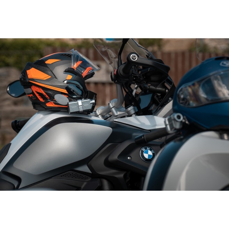 Cámara para casco de motocicleta INNOVV H5 gris plateado