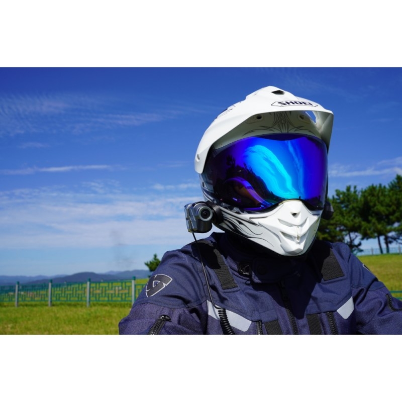 Cámara para casco de motocicleta INNOVV H5 gris plateado