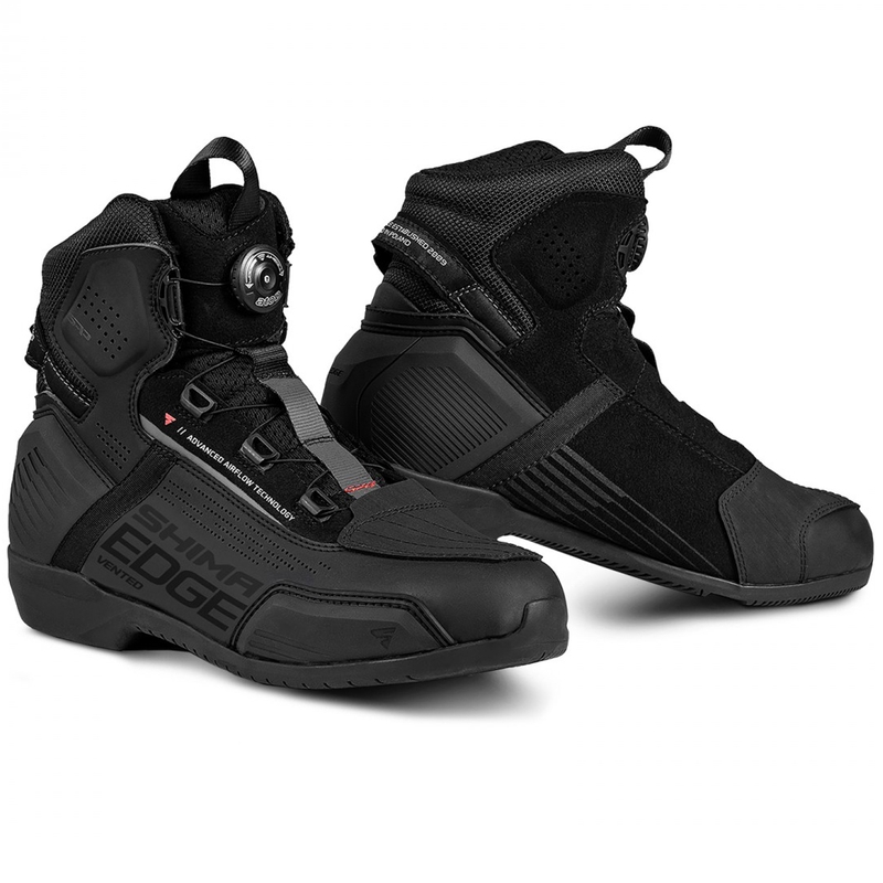 Botas de moto Shima Edge Vent Negras