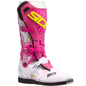 Botas de moto SiDi Crossair HD End BB001 rosa-blanco