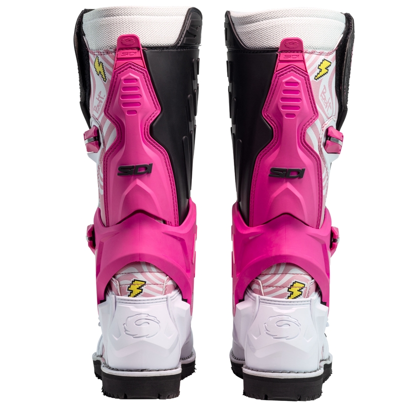 Botas de moto SiDi Crossair HD End BB001 rosa-blanco