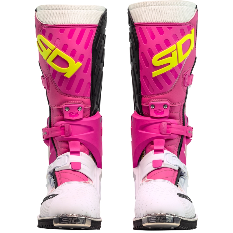 Botas de moto SiDi Crossair HD End BB001 rosa-blanco
