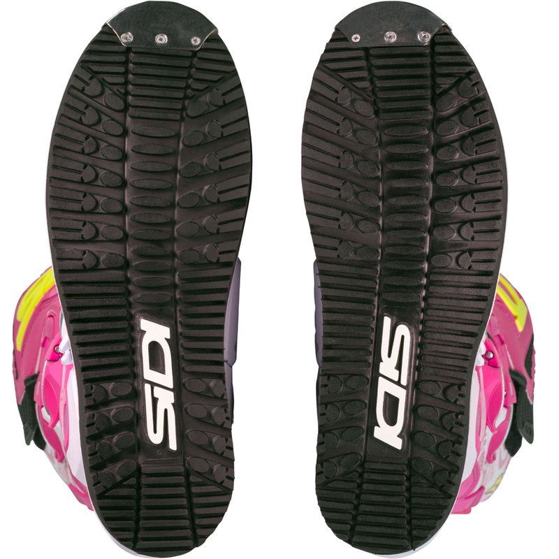 Botas de moto SiDi Crossair HD End BB001 rosa-blanco