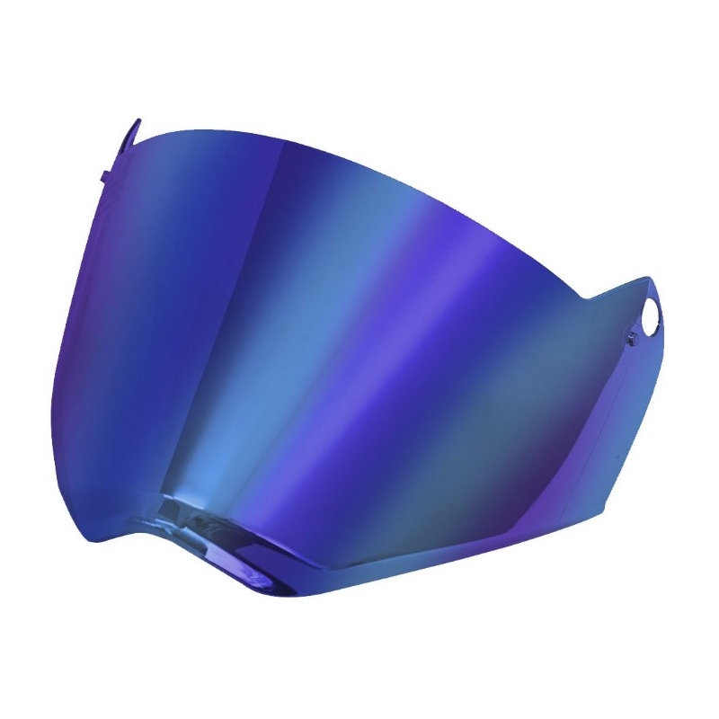 Plexi iridium azul para casco LS2 MX436
