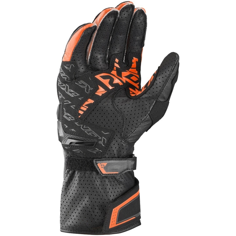 Guantes de moto IXON Thunder Air negro-antracita-naranja