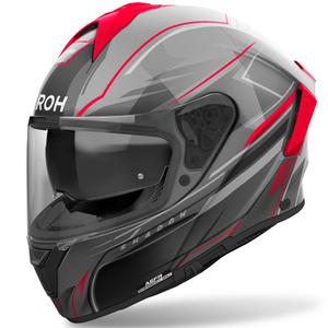 Casco integral de moto Airoh SPARK 2 Shadow rojo brillante