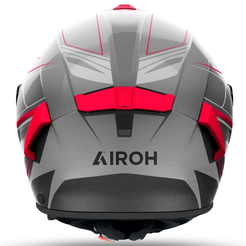 Casco integral de moto Airoh SPARK 2 Shadow rojo brillante