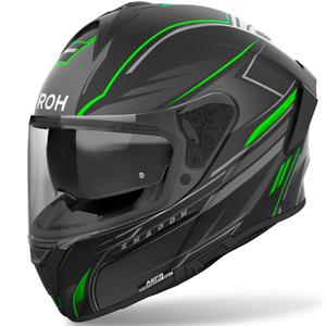 Casco integral de moto Airoh SPARK 2 Shadow verde mate