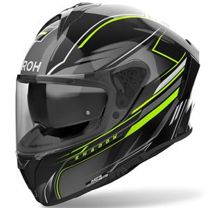 Casco integral de moto Airoh SPARK 2 Shadow amarillo brillante