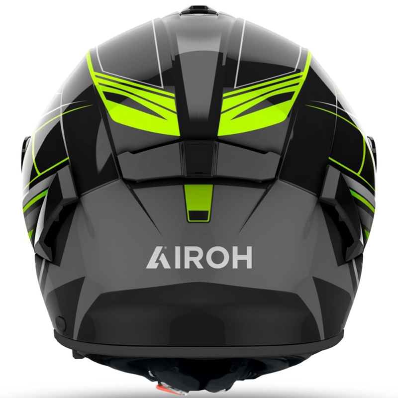 Casco integral de moto Airoh SPARK 2 Shadow amarillo brillante