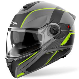 Casco abatible Airoh Specktre Leaf amarillo mate
