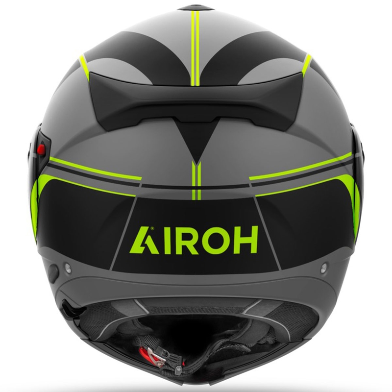 Casco abatible Airoh Specktre Leaf amarillo mate