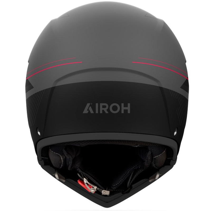 Casco modular de moto Airoh J110 Slim rojo mate