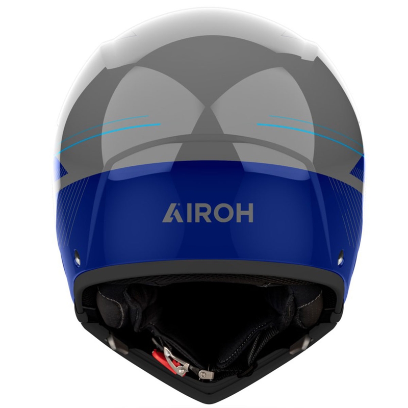Casco modular de moto Airoh J110 Slim azul brillante
