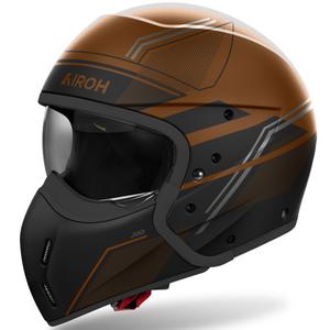 Casco modular de moto Airoh J110 Slim bronce brillante