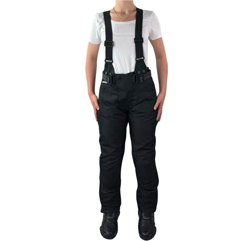 Pantalón de moto infantil Roleff Kodra negro
