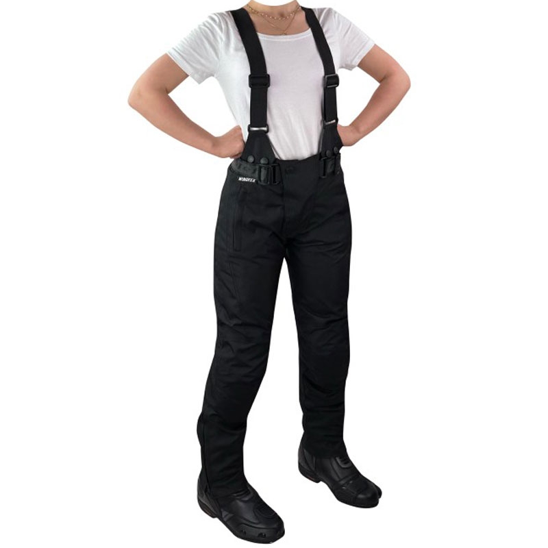 Pantalón de moto infantil Roleff Kodra negro