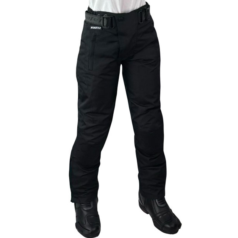 Pantalón de moto infantil Roleff Kodra negro