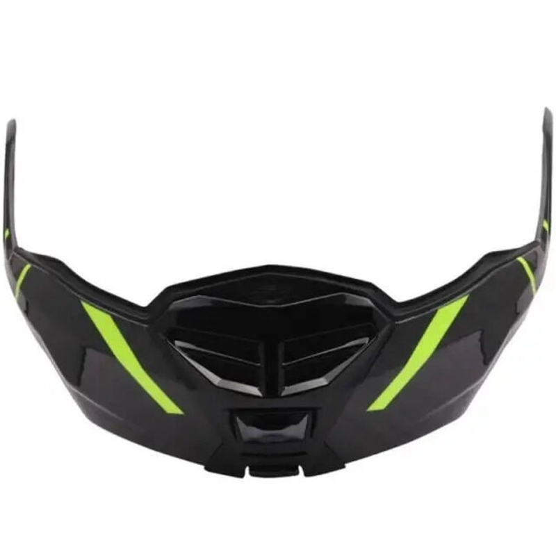 Mentonera abatible de repuesto para casco LS2 FF901 negro-amarillo fluo