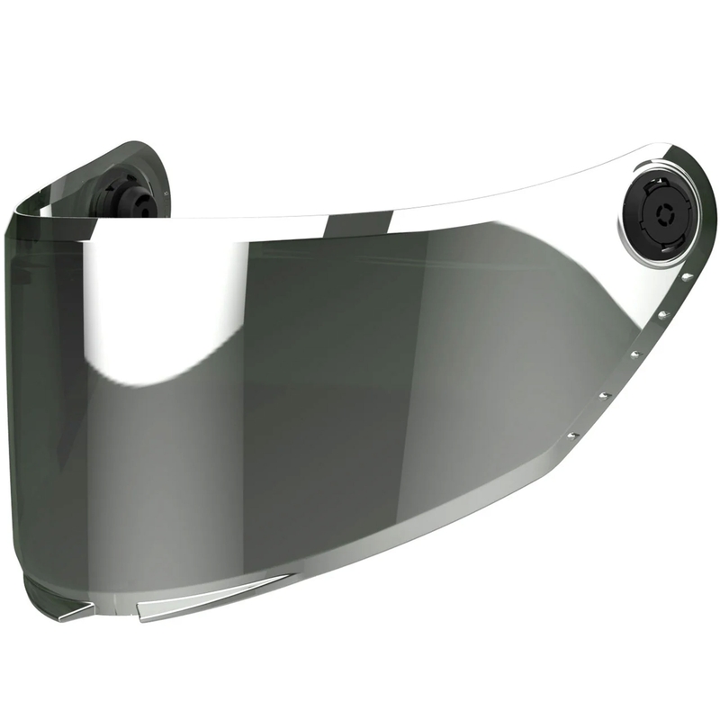 Visera MT-V-28B MAX VISION para cascos MT Braker SV, color plata iridio
