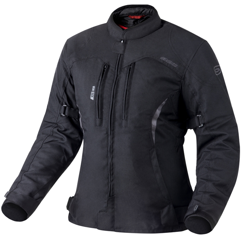 Chaqueta de moto para mujer Ozone Delta IV negra