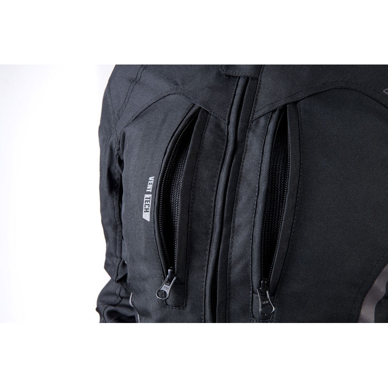 Chaqueta de moto para mujer Ozone Delta IV negra