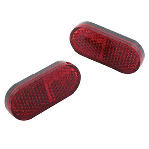 Reflector universal Highsider Smart con lámina autoadhesiva 50x22 mm rojo