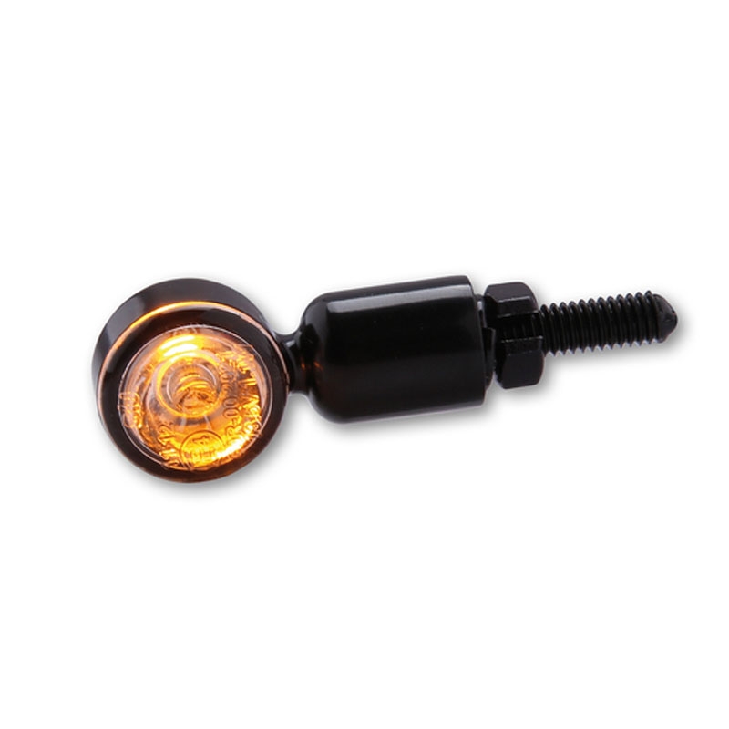 Intermitentes LED Highsider Smart HI-Power para motocicleta, color negro