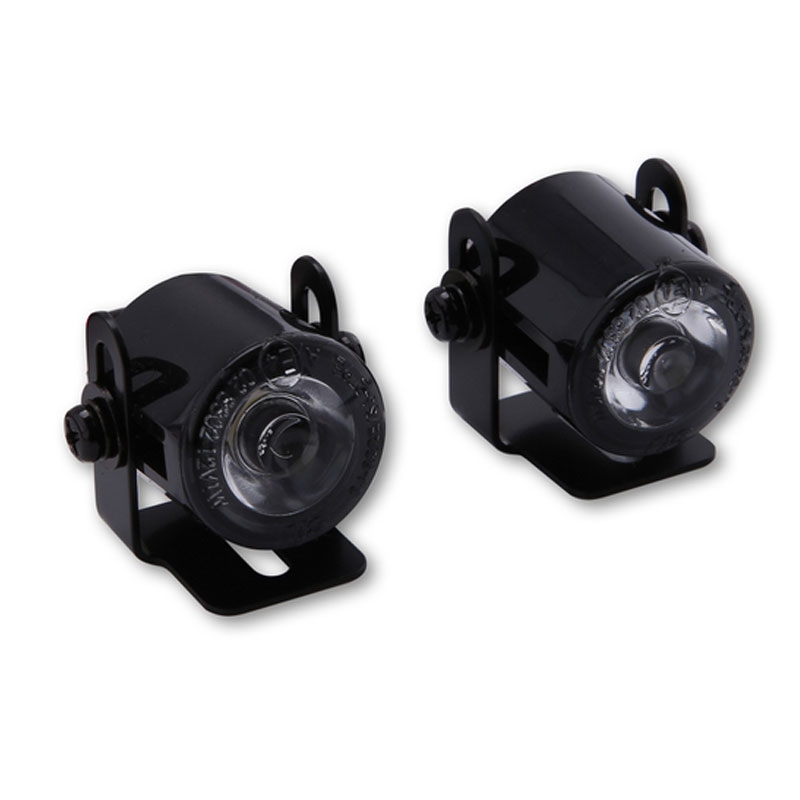 Luz de posición Highsider Smart LED 24,7 mm redonda negra