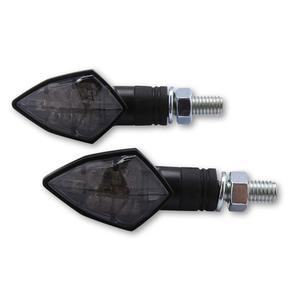 Intermitentes para motocicleta Highsider Smart Rock LED negro