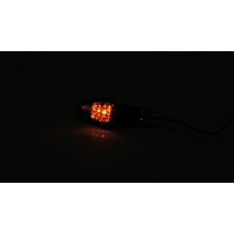 Intermitentes para motocicleta Highsider Smart Rock LED negro