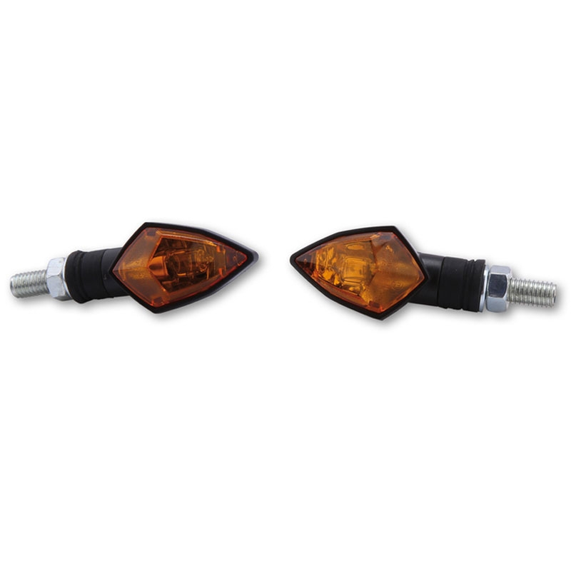 Intermitentes para motocicleta Highsider Smart Rock Mini negros