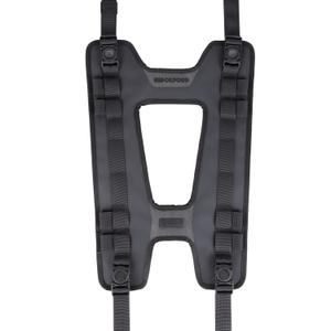 Sistema de portaequipajes Oxford Atlas para asiento de pasajero, color negro