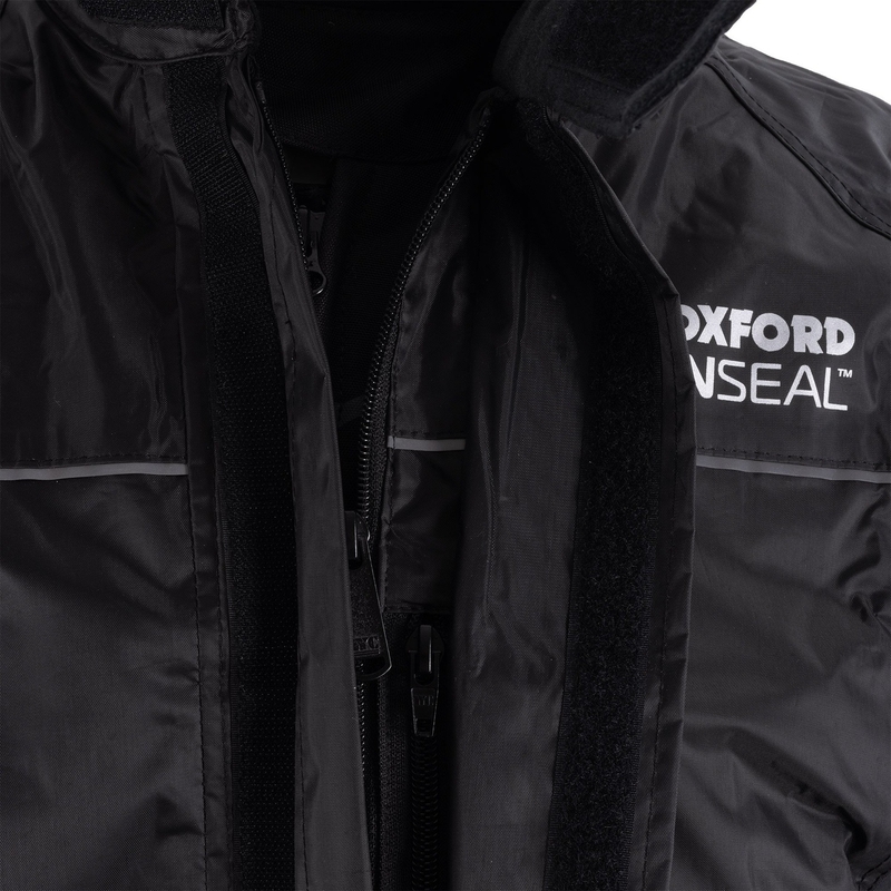 Chaqueta impermeable térmica Oxford Rain Seal negra