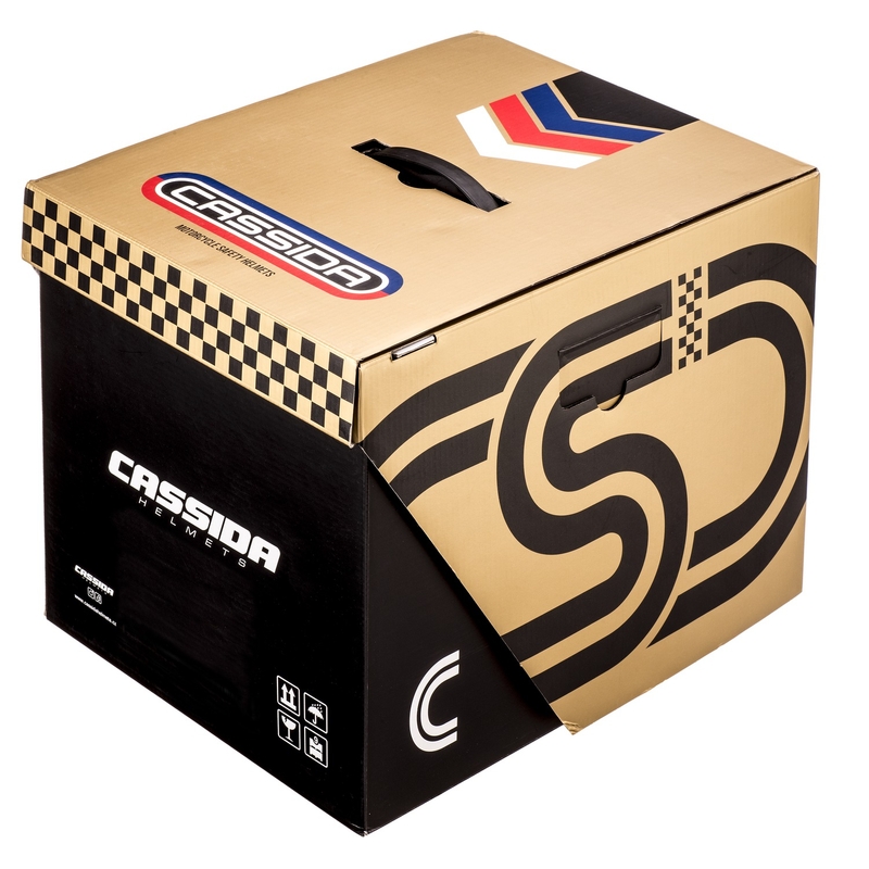 Casco integral de moto Cassida Fibre Super Hooligan negro-verde en oferta - II. calidad