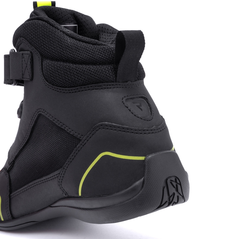 Botas de moto Rebelhorn Spark II negro-amarillo fluo - 2ª calidad - II. calidad