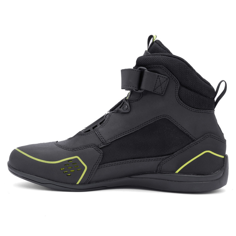 Botas de moto Rebelhorn Spark II negro-amarillo fluo - 2ª calidad - II. calidad